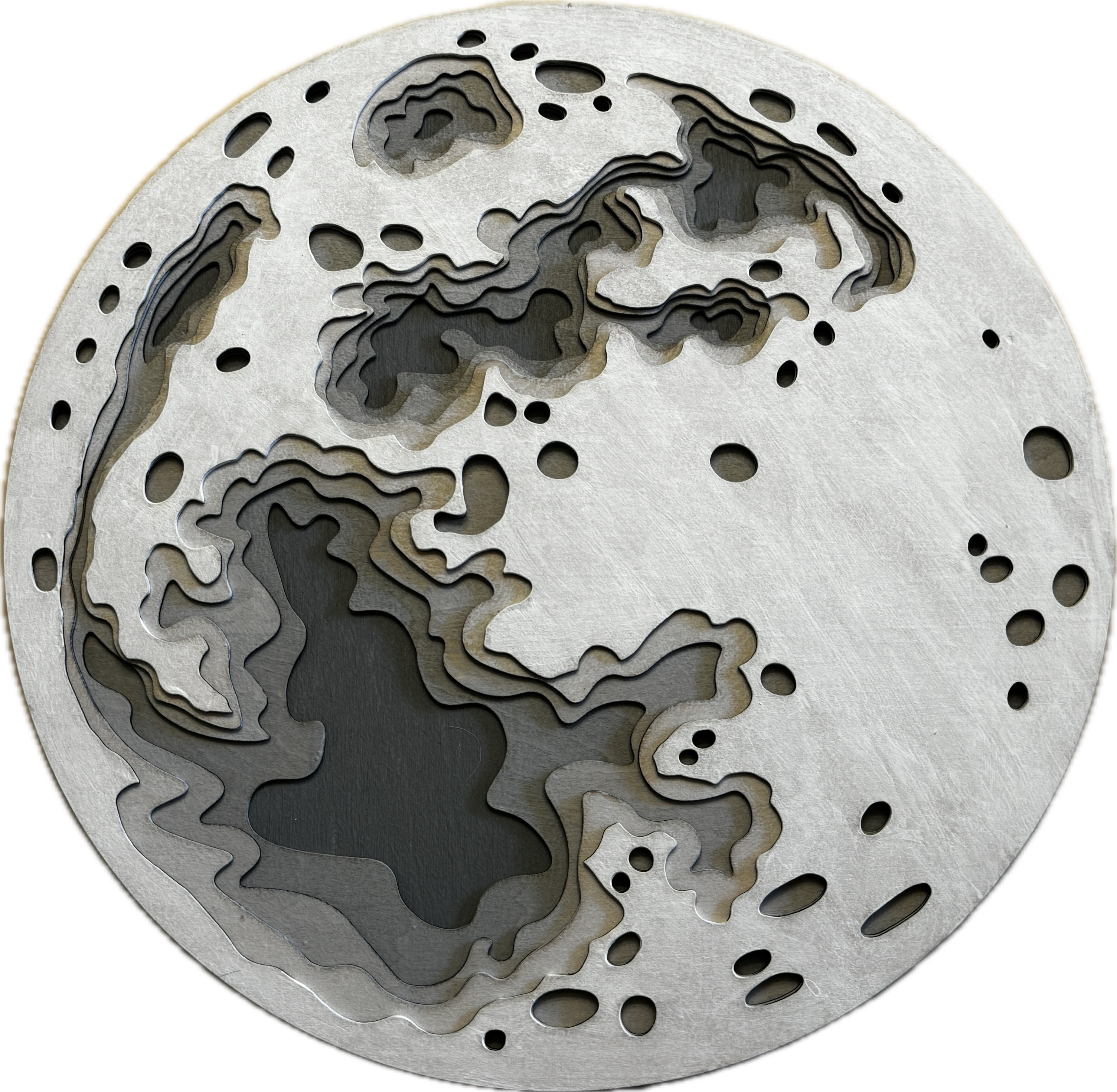 Multi Layer Moon Map